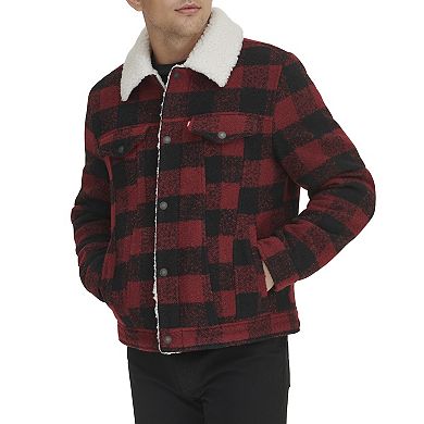 Men's Levi's® Faux Wool Sherpa Lined Trucker Jacket