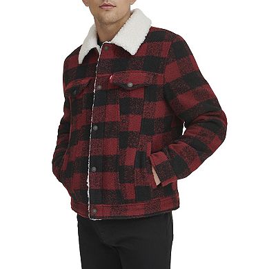 Men's Levi's® Faux Wool Sherpa Lined Trucker Jacket