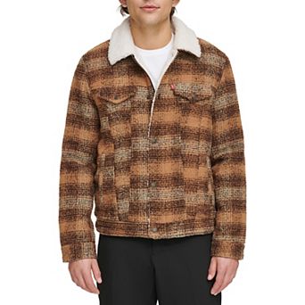 Men's Levi's® Faux Wool Sherpa Lined Trucker Jacket