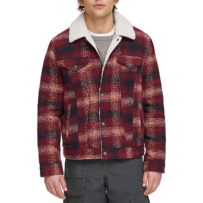 Men s Levi s Faux Wool Sherpa Lined Trucker Jacket