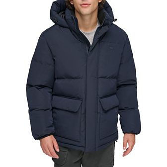 Men's Levi's® Heavyweight Hooded Puffer Parka Coat