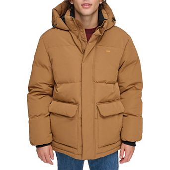 Men's Levi's® Heavyweight Hooded Puffer Parka Coat