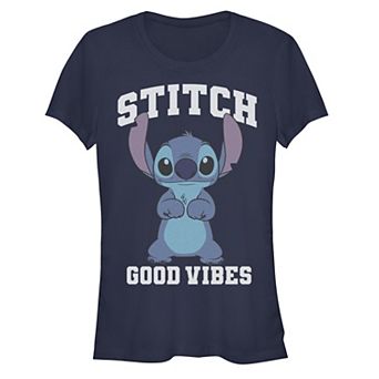 Disney's Lilo & Stitch Women's Good Vibes Stitch Tee