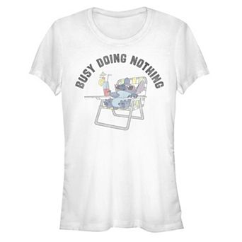 Disney's Lilo & Stitch Women's Busy Doing Nothing Stitch Tee