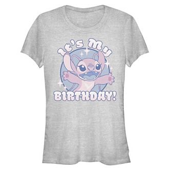 Disney's Lilo & Stitch Women's Angel It's My Birthday Tee