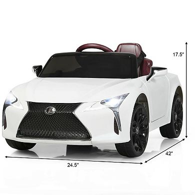 Lexus LC500 Licensed Kids 12V Ride Remote Control Electric Vehicle