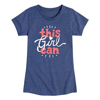 Girls 7-16 This Girl Can Graphic Tee