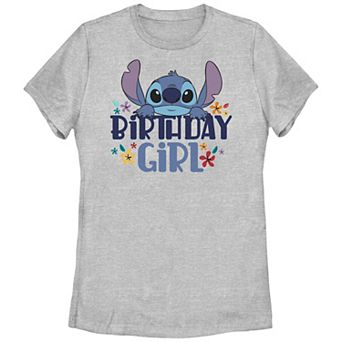 Disney's Lilo & Stitch Women's Birthday Girl Stitch Tee