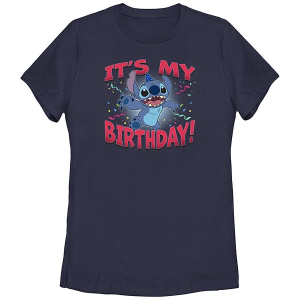 Disney's Lilo & Stitch It's My Birthday Juniors' Graphic Tee