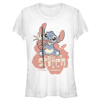 Disney's Lilo & Stitch Women's Kauai, Hawai'i Stitch With Pineapple Tee