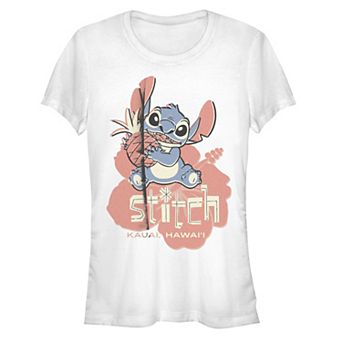 Disney's Lilo & Stitch Women's Kauai, Hawai'i Stitch With Pineapple Tee