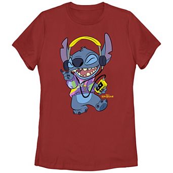 Disney's Lilo & Stitch Women's Cool Rockin' Stitch Tee