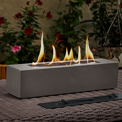 Aoodor Tabletop Fire Pits Portable, Indoor / Outdoor Fireplace Small Table Fire Bowl for Balcony