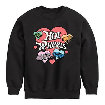Boys 8-20 Hot Wheels Heart Wheels Fleece Sweatshirt