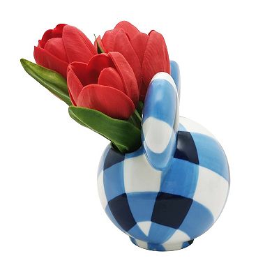 Celebrate Together Disney™ Disney's Mickey Mouse Gingham Faux Botanicals Vase