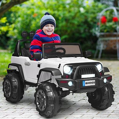 12V Kids Ride On Truck with Remote Control and Double Magnetic Door