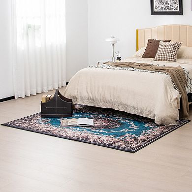 Area Rug with Non-Shedding Surface and Anti-slip Bottom - Small