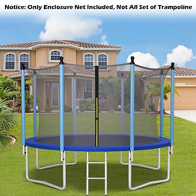 Trampoline Replacement Safety Net with Adjustable Straps - 16 ft