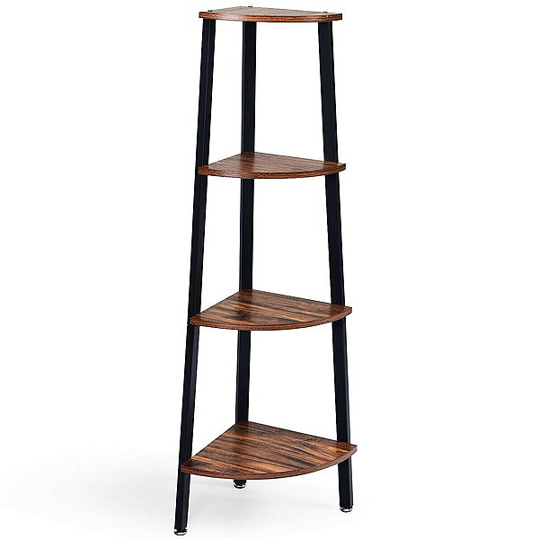 4tier Corner Shelf Metal Storage Rack