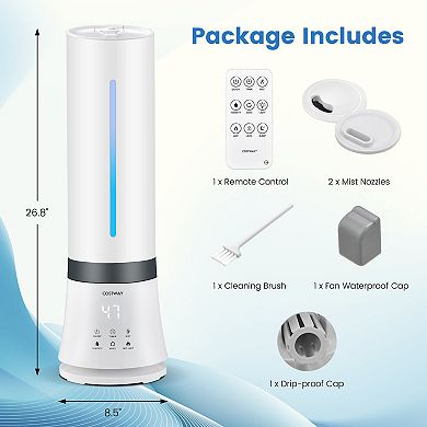 5.5L Cool Mist Humidifiers with Remote Control and 12 Hours Timer