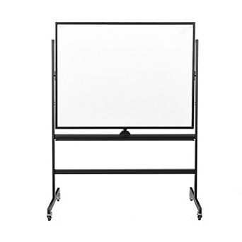 Double-Sided Whiteboard, Rolling Dry Erase Board for Office Classroom