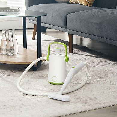 Compact 1000W Portable Handheld Steam Cleaner - Comes with 10 Essential Accessories