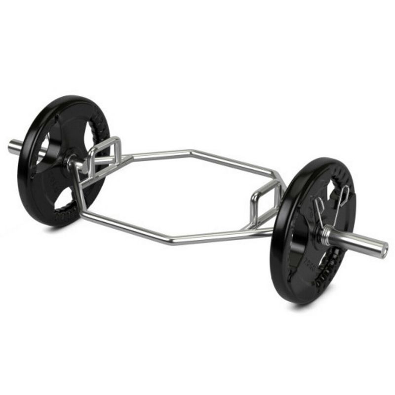 BalanceFrom Fitness Home Gym Steel Barbell Vinyl Weight Lifting Set, 100  Pounds