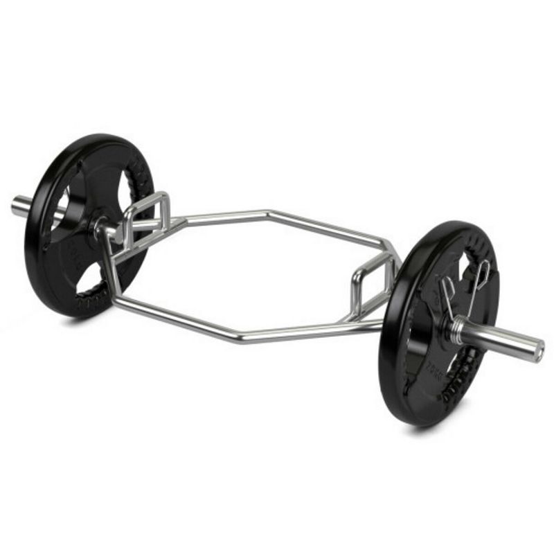 BalanceFrom Fitness Home Gym Steel Barbell Vinyl Weight Lifting