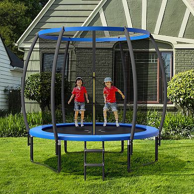 10 Feet ASTM Approved Recreational Trampoline with Ladder