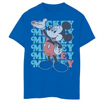Boys 4-7 Mickey Mouse Classic Name Stack Graphic Tee