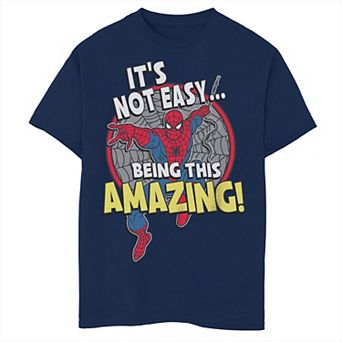 Boys 4-7 Spider-Man It's Not Easy Being This Amazing Graphic Tee