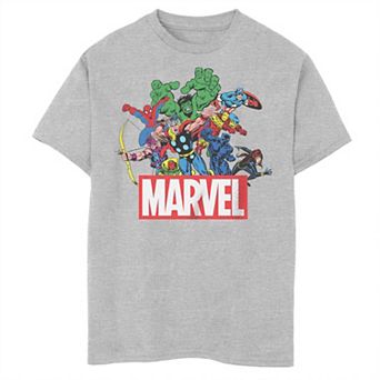 Boys 4-7 The Avengers Marvel Ready For Action Graphic Tee