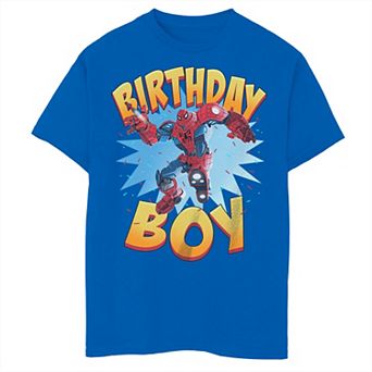 Boys 4-7 Spider-Man Mech Strike Birthday Boy Graphic Tee