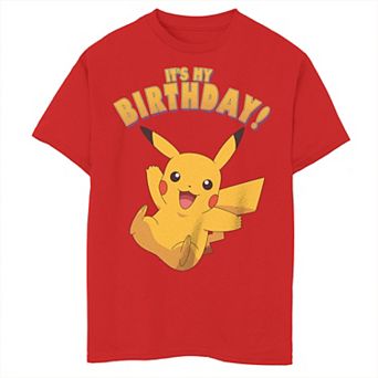 Boys 4-7 Pokemon Pikachu It's My Birthday Graphic Tee