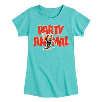 Disney's Zootopia Finnick Girls 7-16 Party Animal Graphic Tee