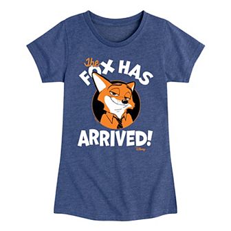 Disney's Zootopia Nick Wilde Girls 7-16 The Fox Has Arrived Graphic Tee