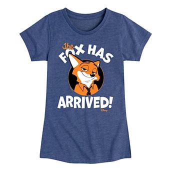 Disney's Zootopia Nick Wilde Girls 7-16 The Fox Has Arrived Graphic Tee