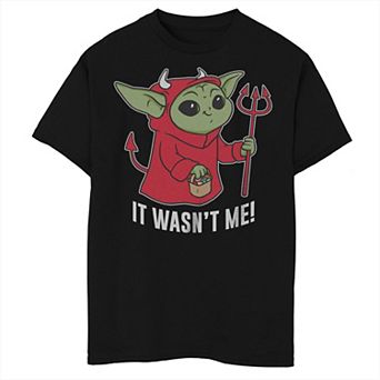 Boys 4-7 The Mandalorian The Child It Wasn't Me Graphic Tee