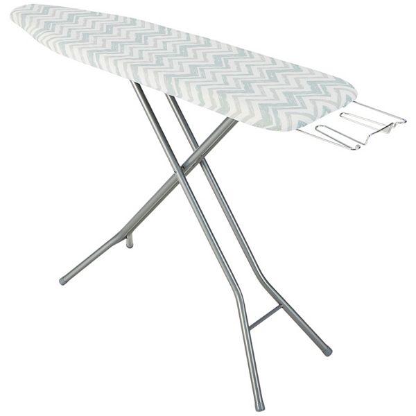 60 x 15 Inch Foldable Ironing Board with Iron Rest Extra Cotton Cover