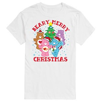 Men's Care Bears Beary Merry Christmas Graphic Tee