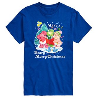 Men's Care Bears Have A Beary Merry Christmas Graphic Tee