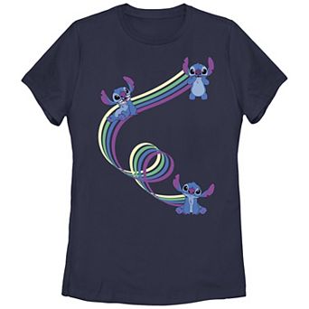 Disney's Lilo & Stitch Women's Color Ribbons Stitch Tee
