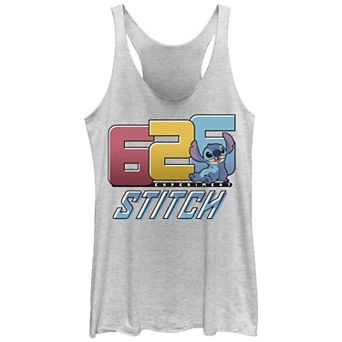 Disney's Lilo & Stitch Women's Experiment 626 Stitch Tri-Blend Racerback Tank Top