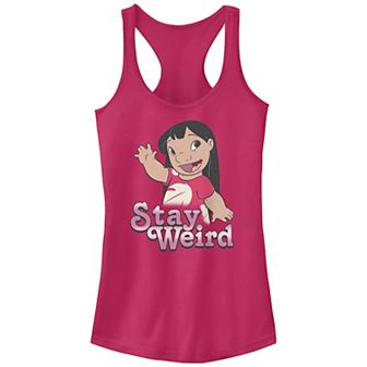 Disney's Lilo & Stitch Women's Lilo Stay Weird Racerback Tank Top