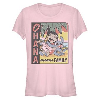 Disney's Lilo & Stitch Women's Ohana Means Family Beach Gathering Tee