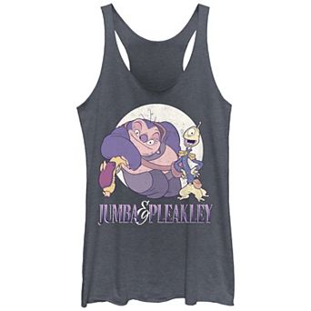 Disney's Lilo & Stitch Women's Jumba And Pleakley Tri-Blend Racerback Tank Top