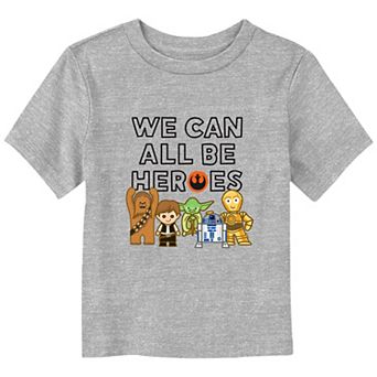 Toddler Boy Star Wars We Can All Be Heroes Graphic Tee