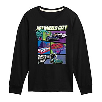 Boys 8-20 Hot Wheels City Long Sleeve Graphic Tee