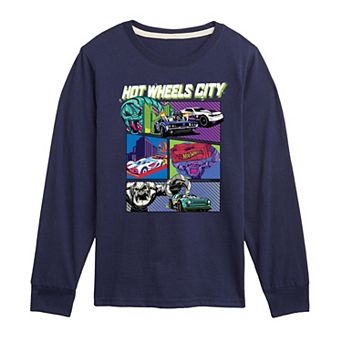 Boys 8-20 Hot Wheels City Long Sleeve Graphic Tee