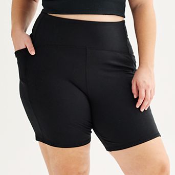 Juniors' Plus Size SO® 7" Sporty Pocket Bike Shorts